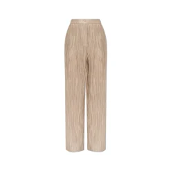Pantaloni in Creponne Plissettato Scintillante
