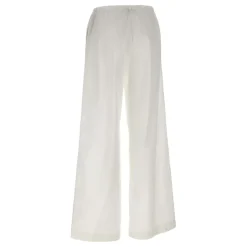 Pantaloni in Popeline di Cotone Smart