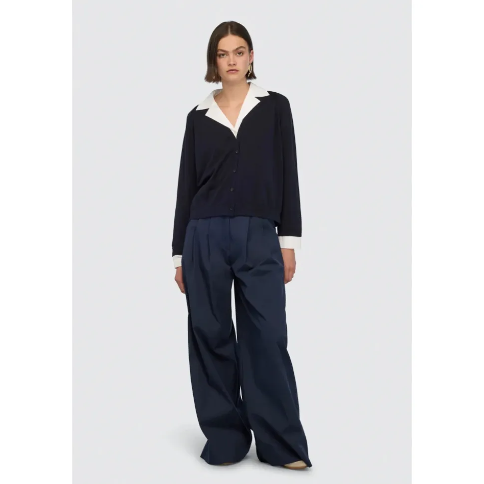 Pantaloni in Popeline di Cotone