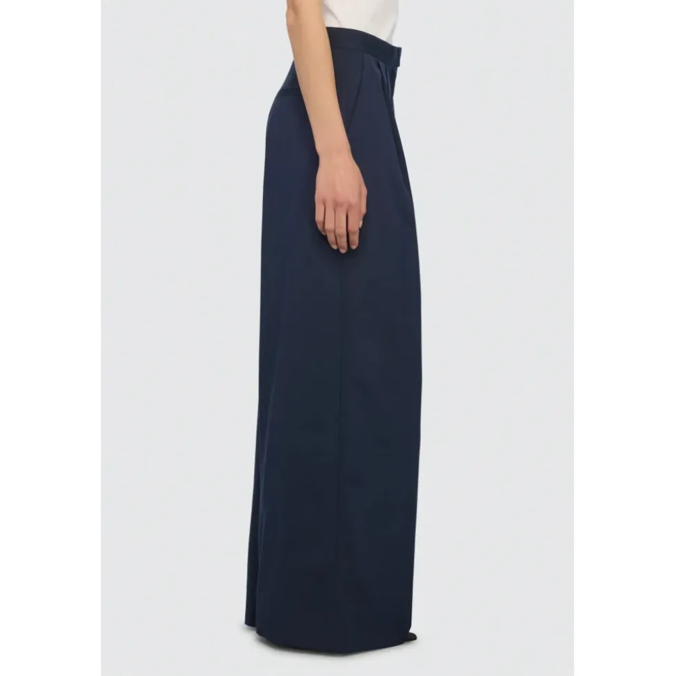 Pantaloni in Popeline di Cotone