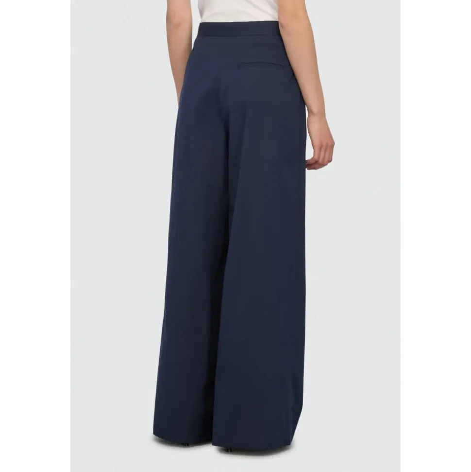 Pantaloni in Popeline di Cotone