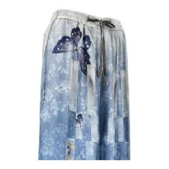 Pantaloni in Seta Stampata
