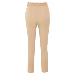Pantaloni in tessuto tecnico bielastico con cintura