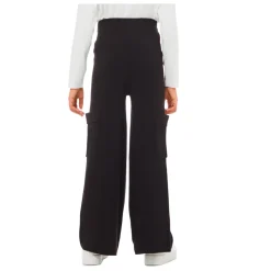 Pantaloni Lunghi in Maglia a Gamba Larga