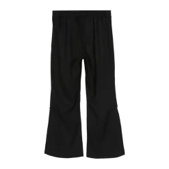 Pantaloni Svasati con Logo Ricamato