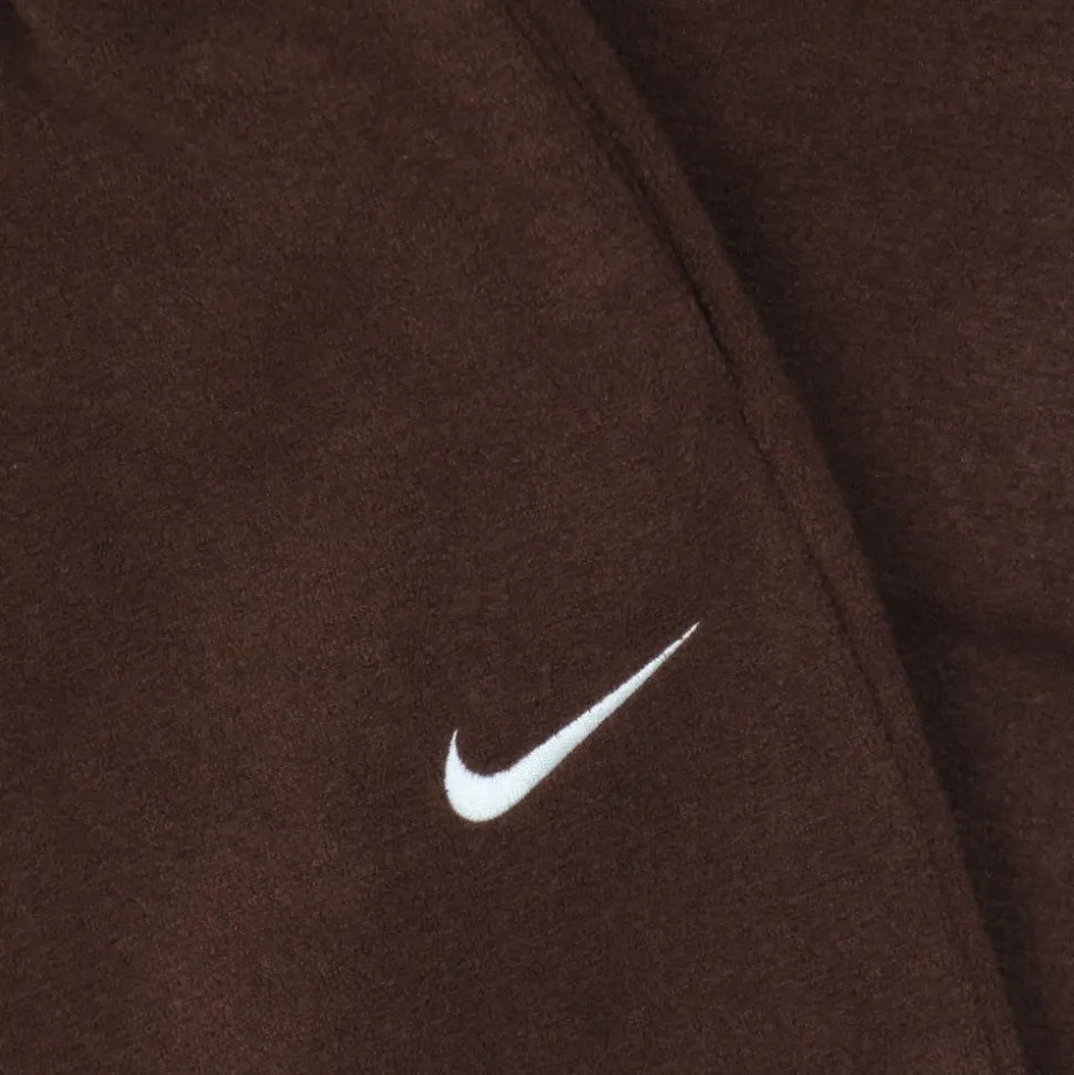 Pantaloni tuta in pile con vita alta