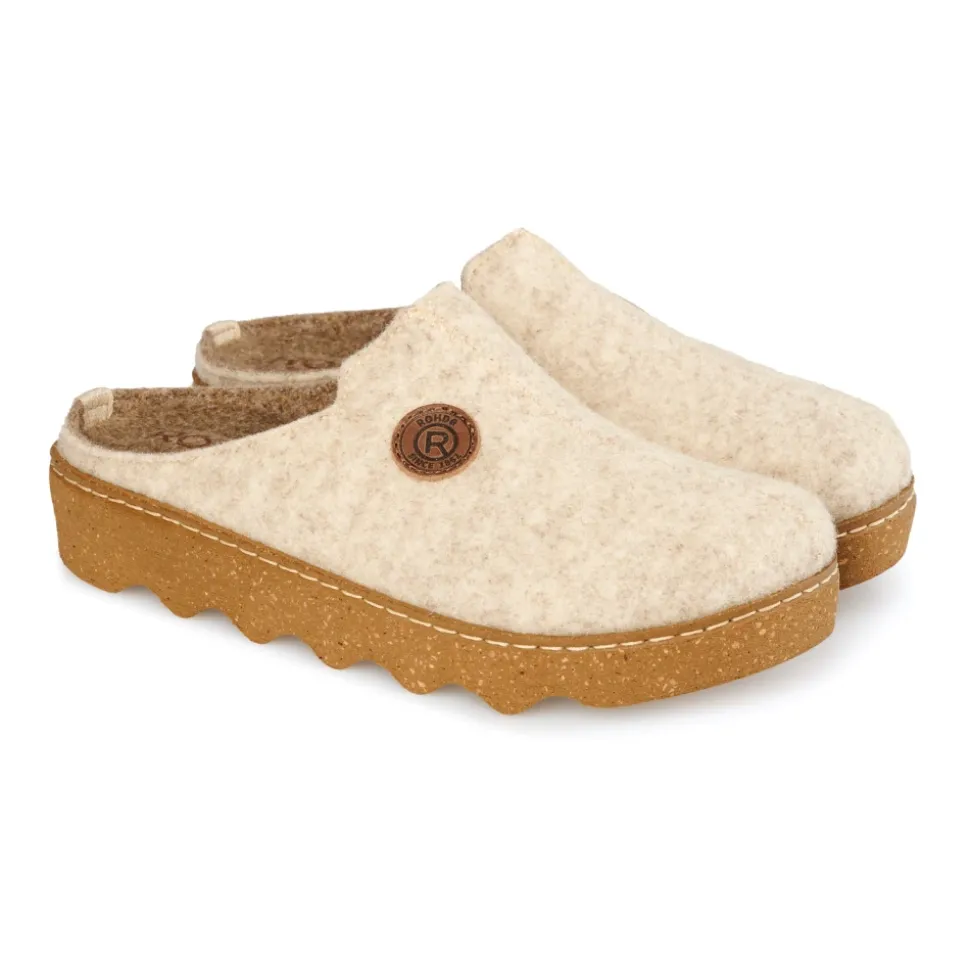 Pantofole Grigie Calde Foderate Donna