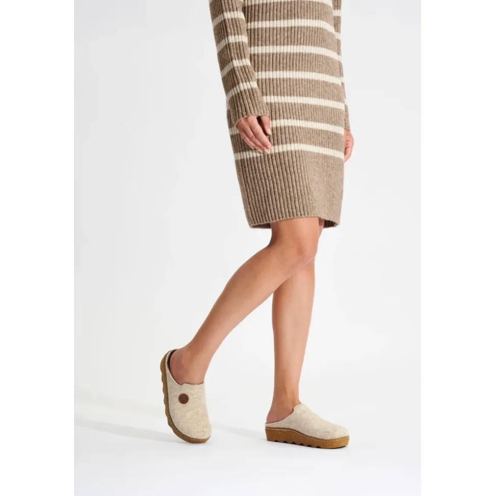 Pantofole Grigie Calde Foderate Donna