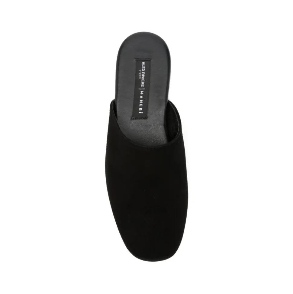 Pantofole in Pelle Scamosciata