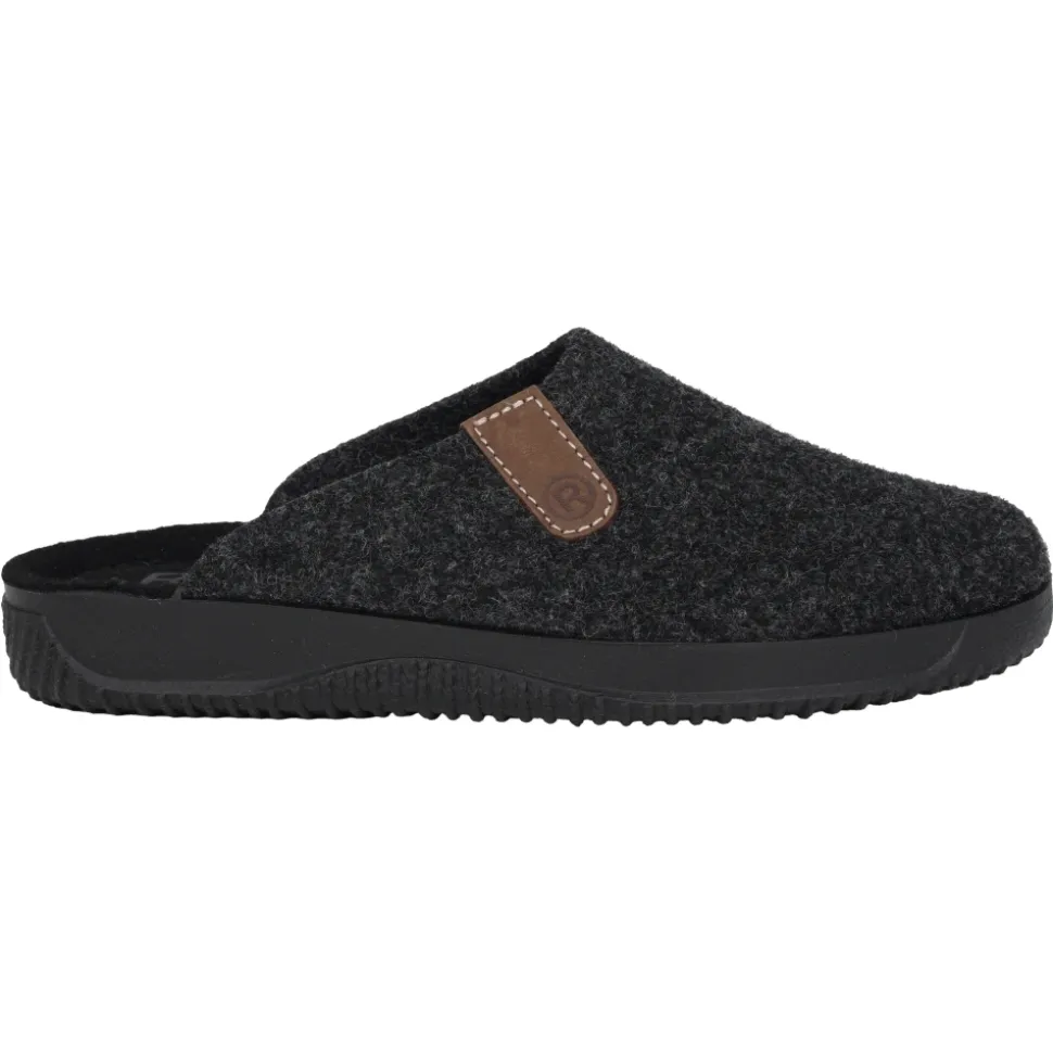 Pantofole Uomo Grigie - Calde Eleganti