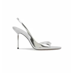 Paris Texas With Heel Silver