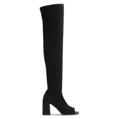 Peep toe moschettieri in tessuto
