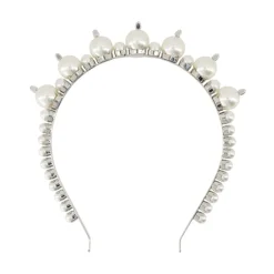 Perla Tiara Mollette per Capelli - Bianco