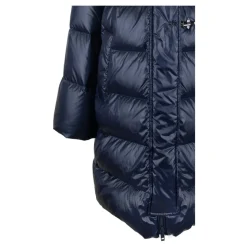 Piumino donna con zip e bottone automatico