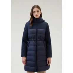 Piumino Softshell in Raso con Piuma d`Anatra