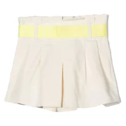 Pleated Bow Shorts
