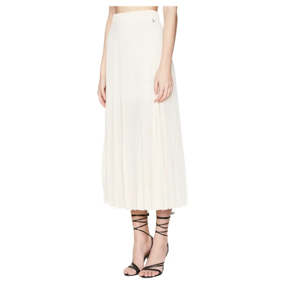 Pleated Midi Skirt