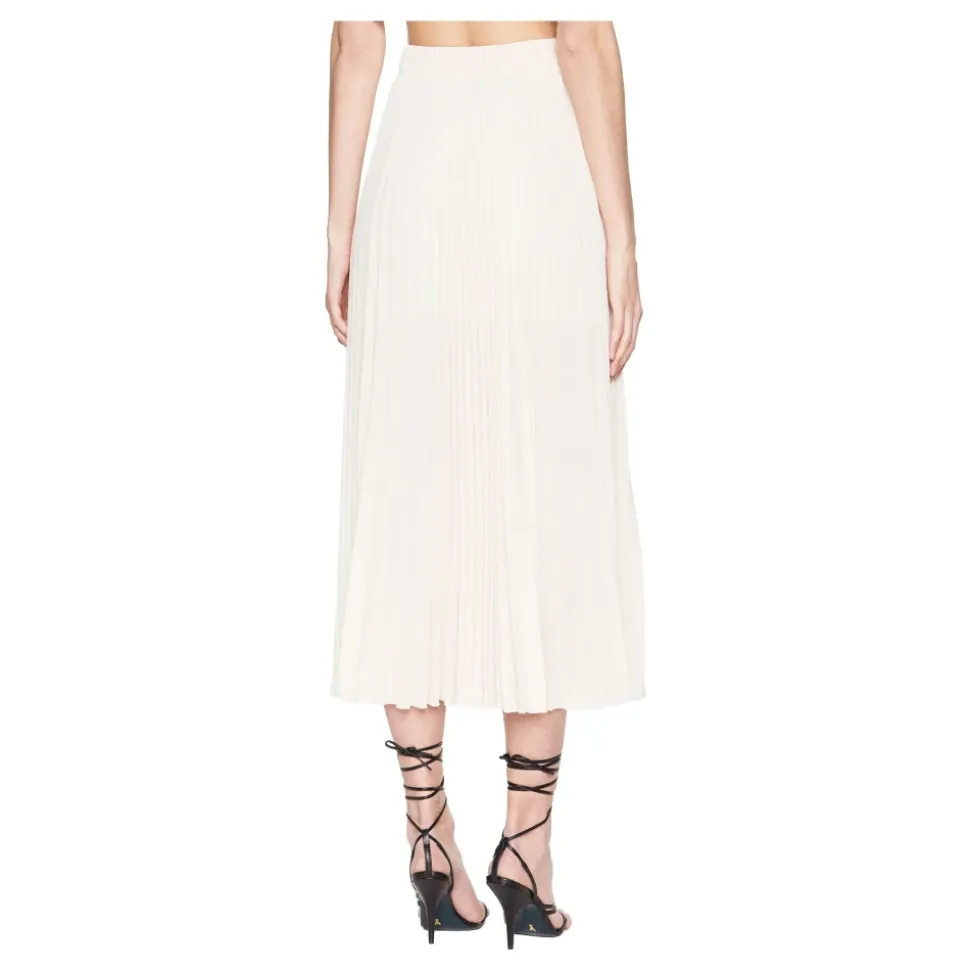Pleated Midi Skirt