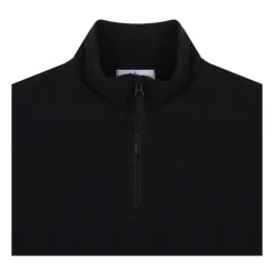 Polo & Felpa Nere con Half-Zip