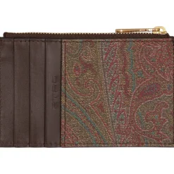 Portacarte Paisley con Portamonete