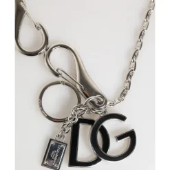 Portachiavi con logo DG in argento