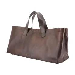 Port East/West Leather Tote