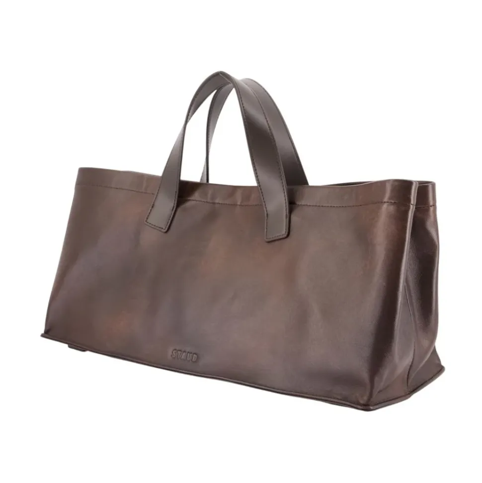 Port East/West Leather Tote