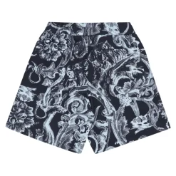 Printed Cotton Shorts