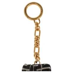 Pulse Monogram Jacquard Key Ring
