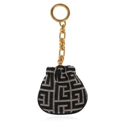 Pulse Monogram Jacquard Key Ring
