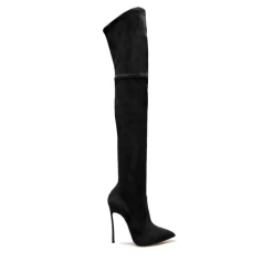 Raffinato Stivale Nero Over-the-Knee