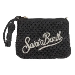 Rafiya Clutch with Logo