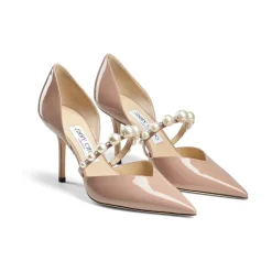 Rosa Perla Cristallo Tacco Pumps