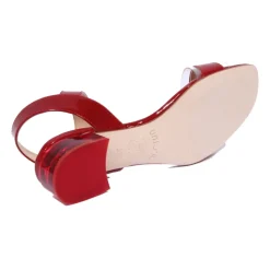 Sandalia in Pelle Lucida Rossa DONOVA Stile