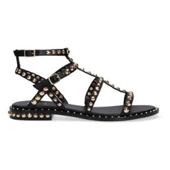 Sandal PRECIOUS 03 in pelle nera