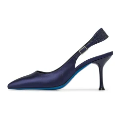 Satin Jewel Slingback