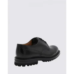 Scarpa stringata in pelle