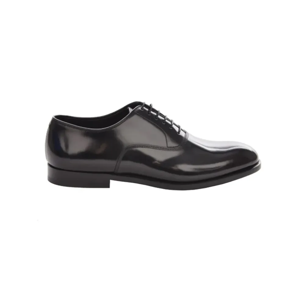 Scarpa stringata spazzolata