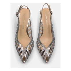 Scarpe con effetto cristallo