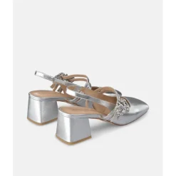 Scarpe con tacco fibbia