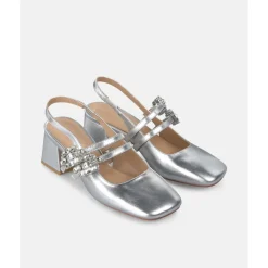 Scarpe con tacco fibbia