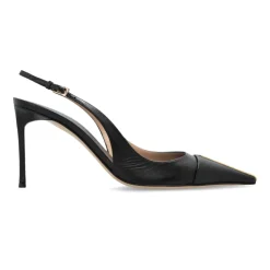 Scarpe con tacco in pelle