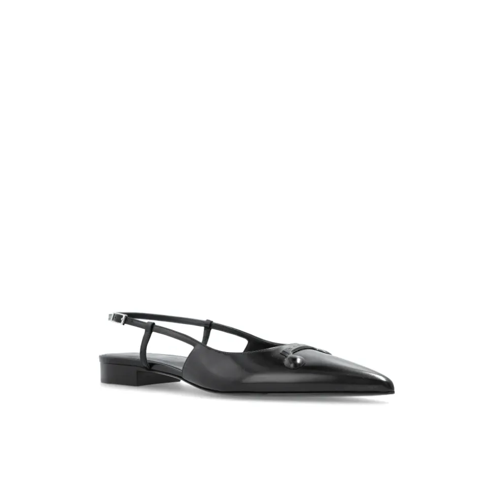 Scarpe in pelle con logo
