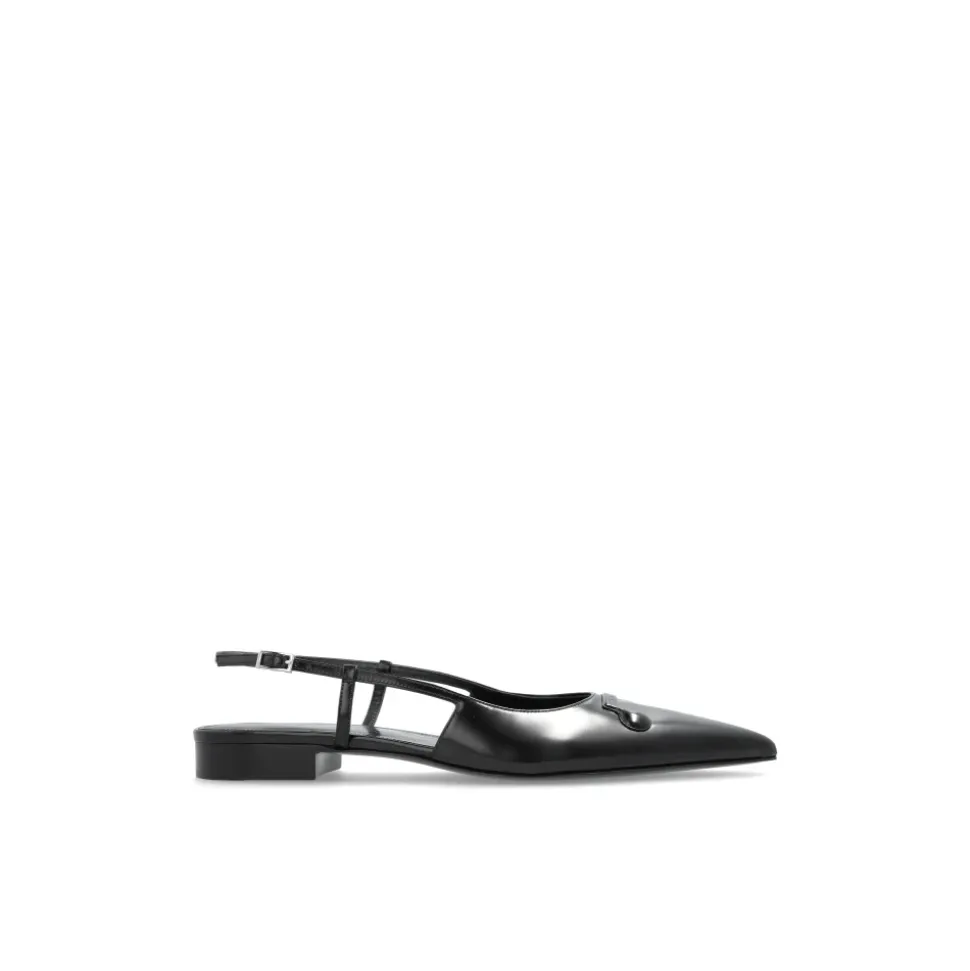 Scarpe in pelle con logo