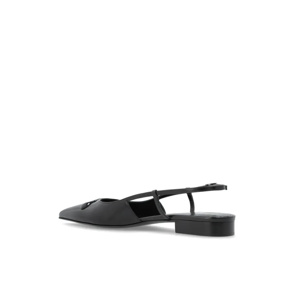 Scarpe in pelle con logo