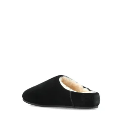 Scarpe Slip-On in Pelle Scamosciata Nera