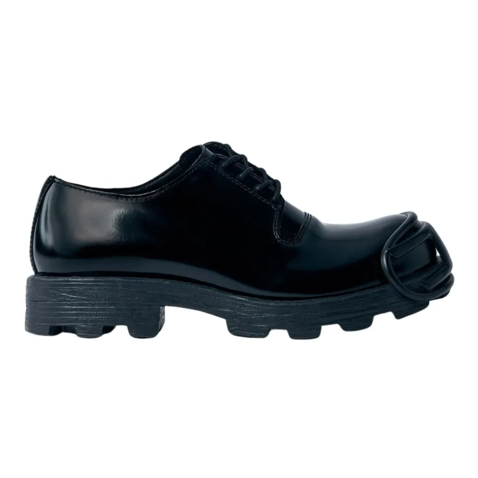 Scarpe stringate con suola chunky
