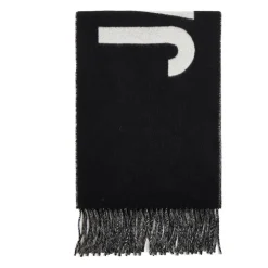 Sciarpa con Logo e Frange
