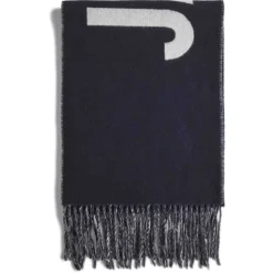 Sciarpa con Logo e Frange