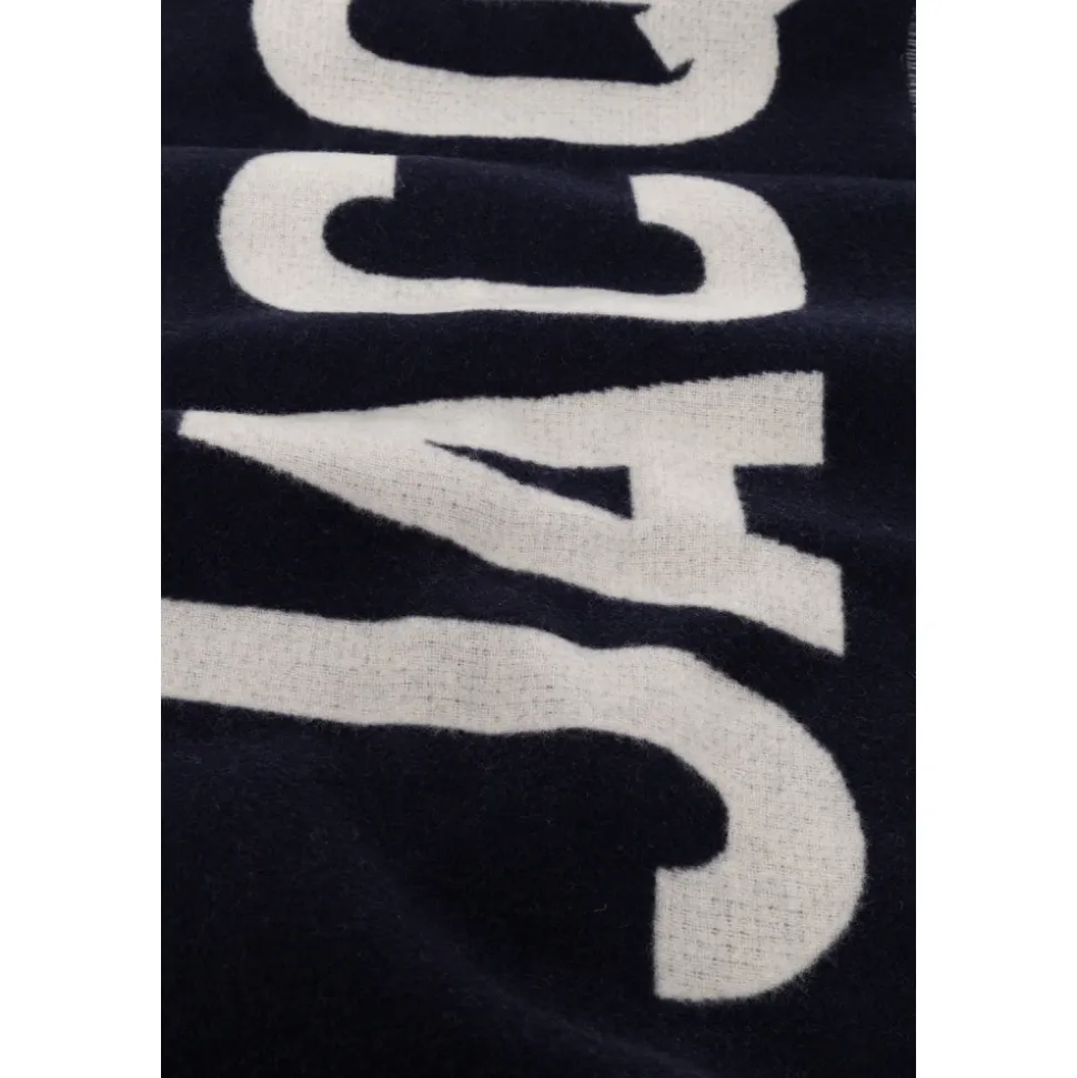 Sciarpa con Logo e Frange